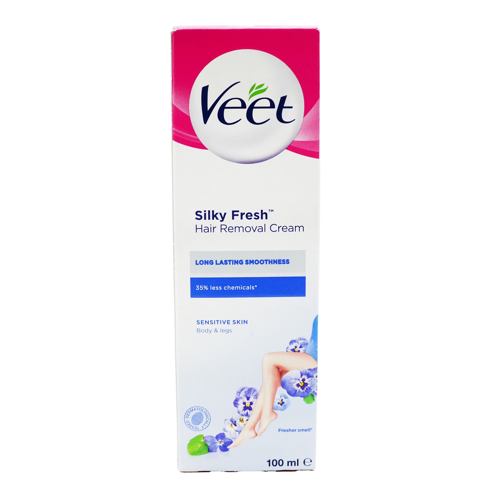 Veet Silky Fresh for Sensitive Skin Hair Removal Cream 100ml | High Quality Tissue Product Online - Product Image Veet Silky Fresh for Sensitive Skin Hair Removal Cream 100ml | High Quality Tissue Product Online - Product Image